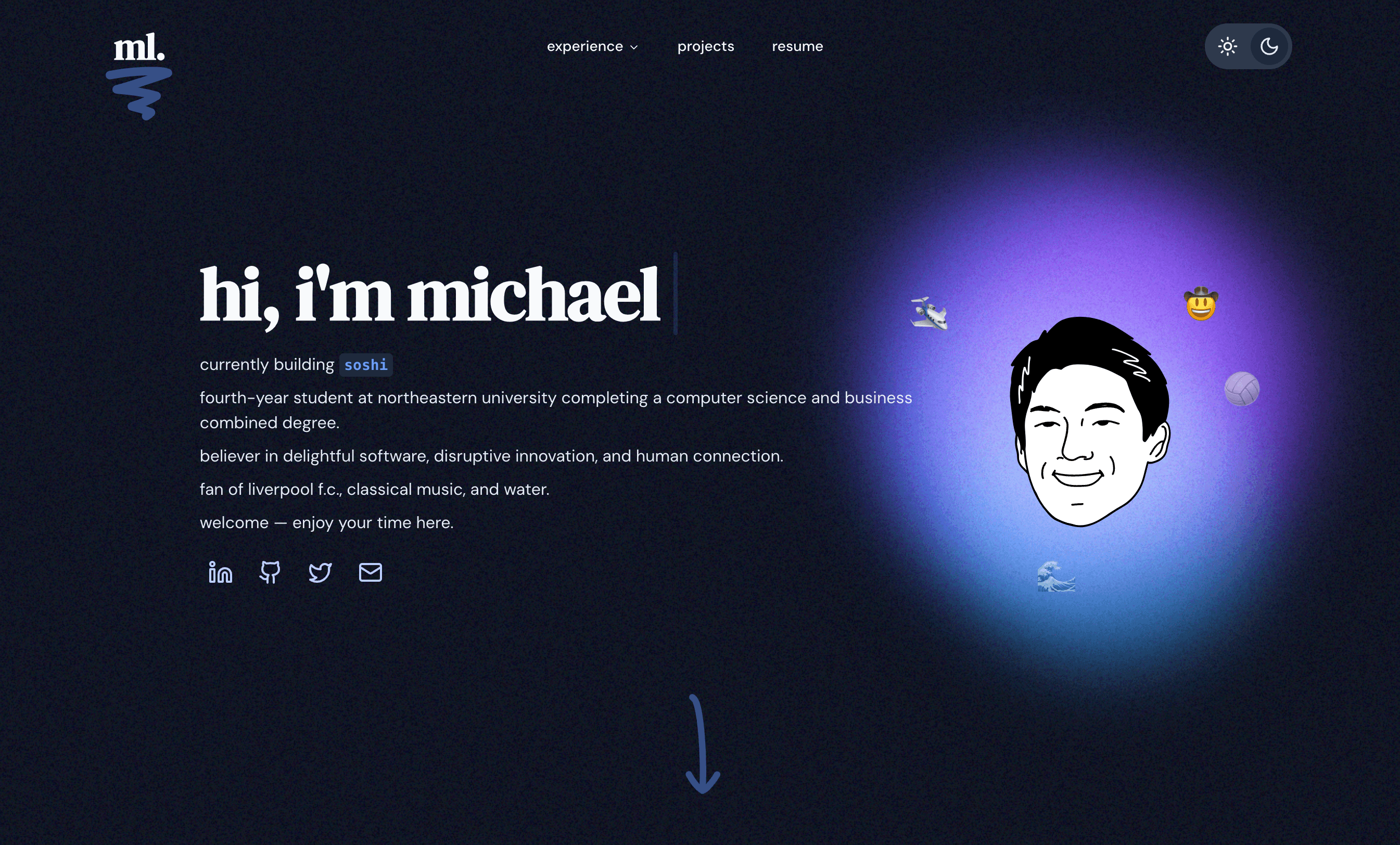 Portfolio screenshot